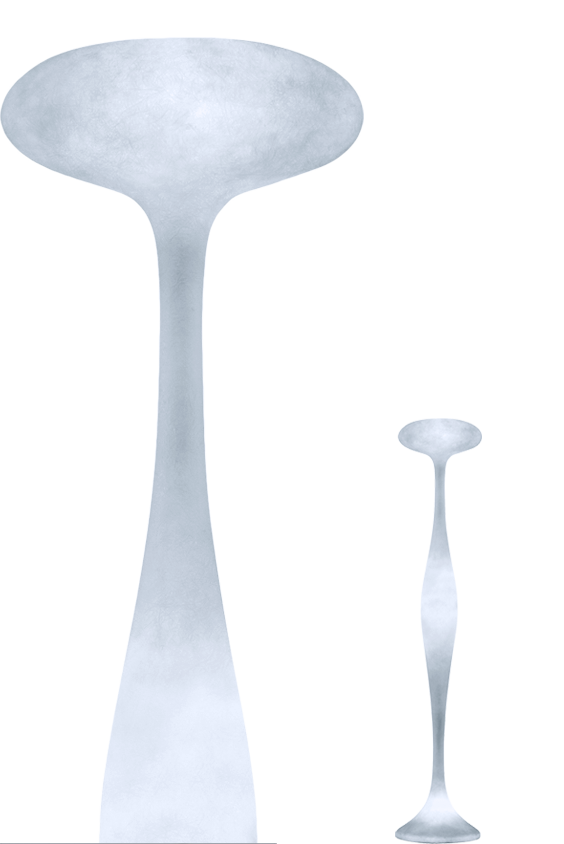KUNDALINI E.T.A. Stehleuchte silber