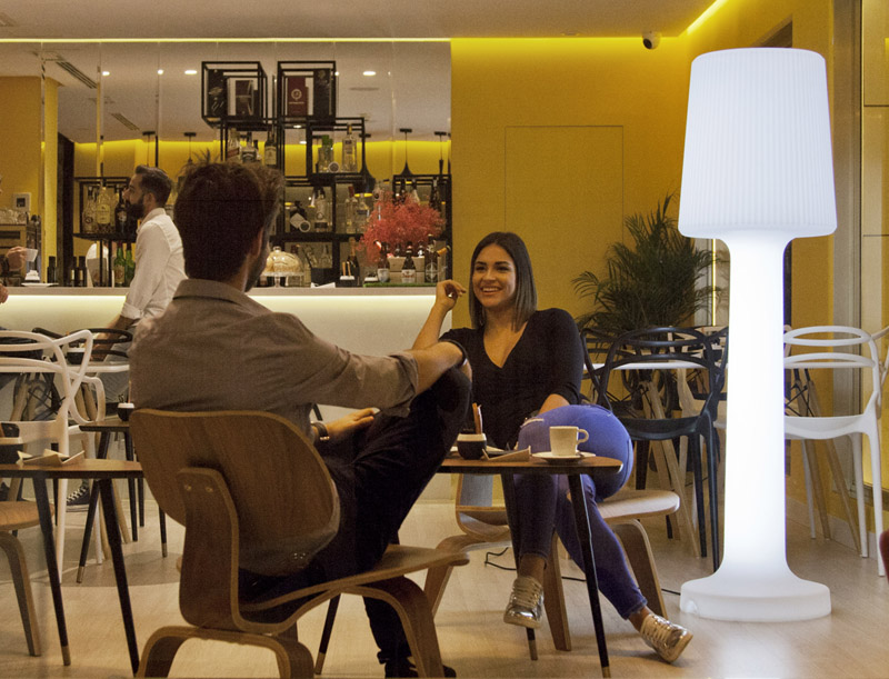 LED-Stehleuchte Carmen 165 Outdoor Kaltlicht